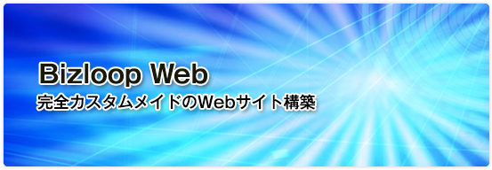 BizloopWeb完全カスタムメイドのWebサイト構築